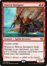 Warren Instigator, Duel Decks: Merfolk vs. Goblins