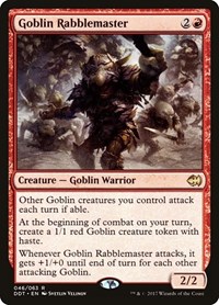 Goblin Rabblemaster, Duel Decks: Merfolk vs. Goblins