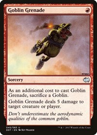 Goblin Grenade, Duel Decks: Merfolk vs. Goblins