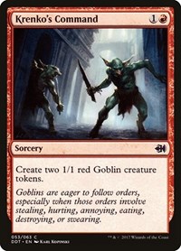 Krenko's Command, Duel Decks: Merfolk vs. Goblins