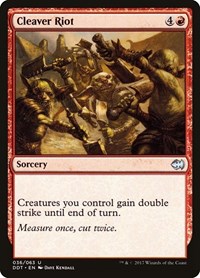 Cleaver Riot, Duel Decks: Merfolk vs. Goblins