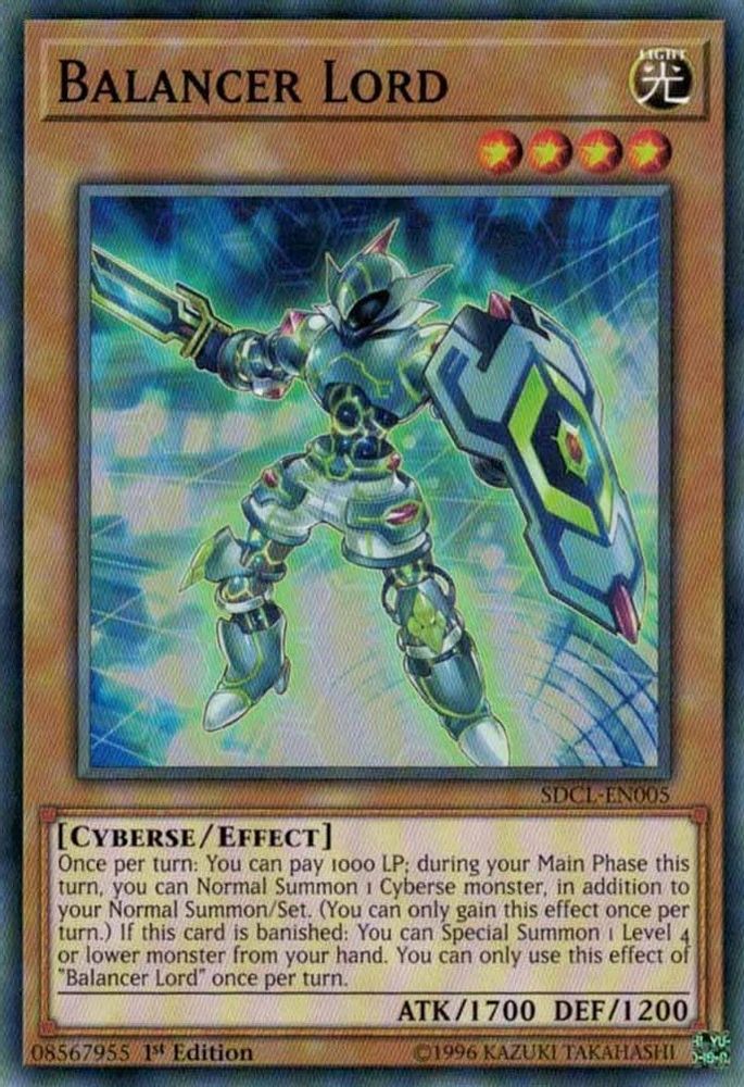 Balancer Lord, 1st-edition, front