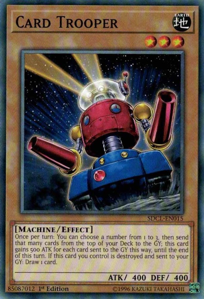Card Trooper, 1st-edition, front