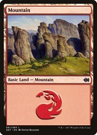 Mountain (061), Duel Decks: Merfolk vs. Goblins