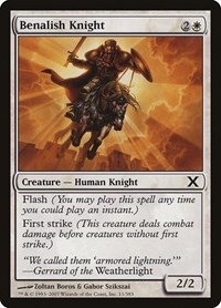 Benalish Knight, 10th Edition