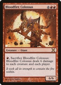 Bloodfire Colossus, 10th Edition