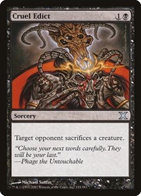 Cruel Edict, 10th Edition