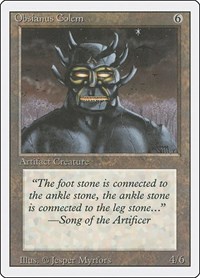 Obsianus Golem, Revised Edition