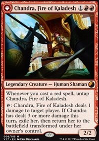 Chandra, Fire of Kaladesh, From the Vault: Transform