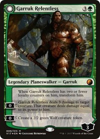 Garruk Relentless, From the Vault: Transform