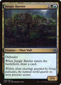 Jungle Barrier, Explorers of Ixalan