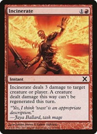 Incinerate, 10th Edition