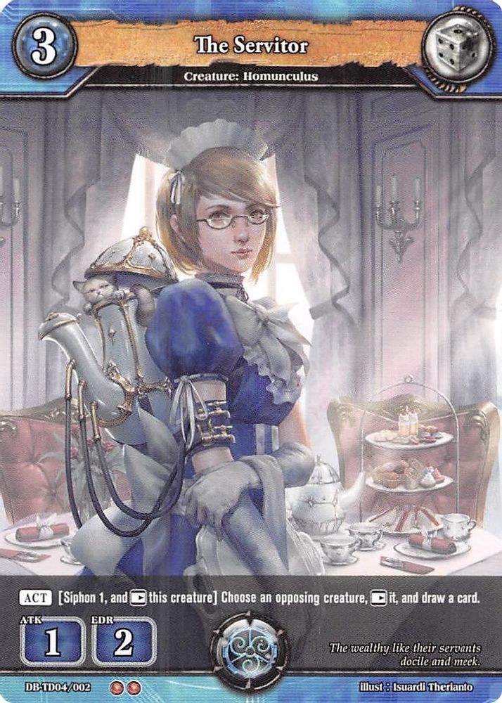 The Servitor, Standard, front