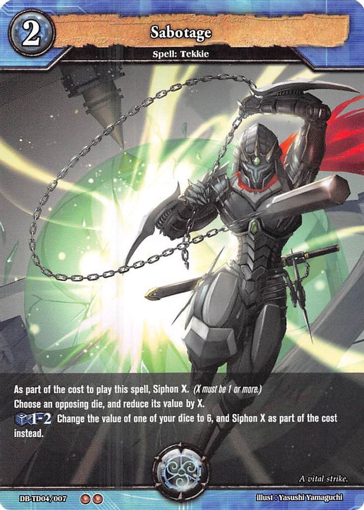 Sabotage, Standard, front