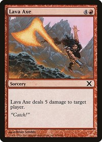 Lava Axe, 10th Edition