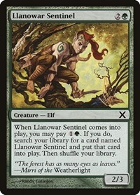 Llanowar Sentinel, 10th Edition