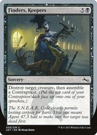 Finders, Keepers, Unstable