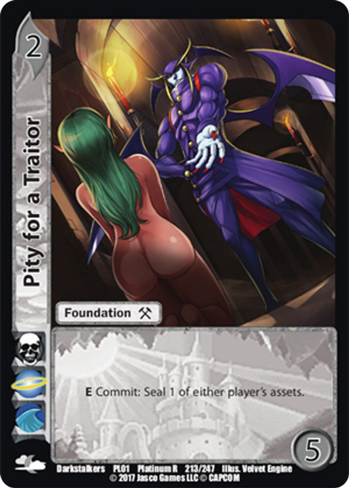 Pity for a Traitor, Foil, front