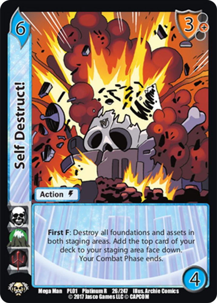 Self Destruct!, Standard, front