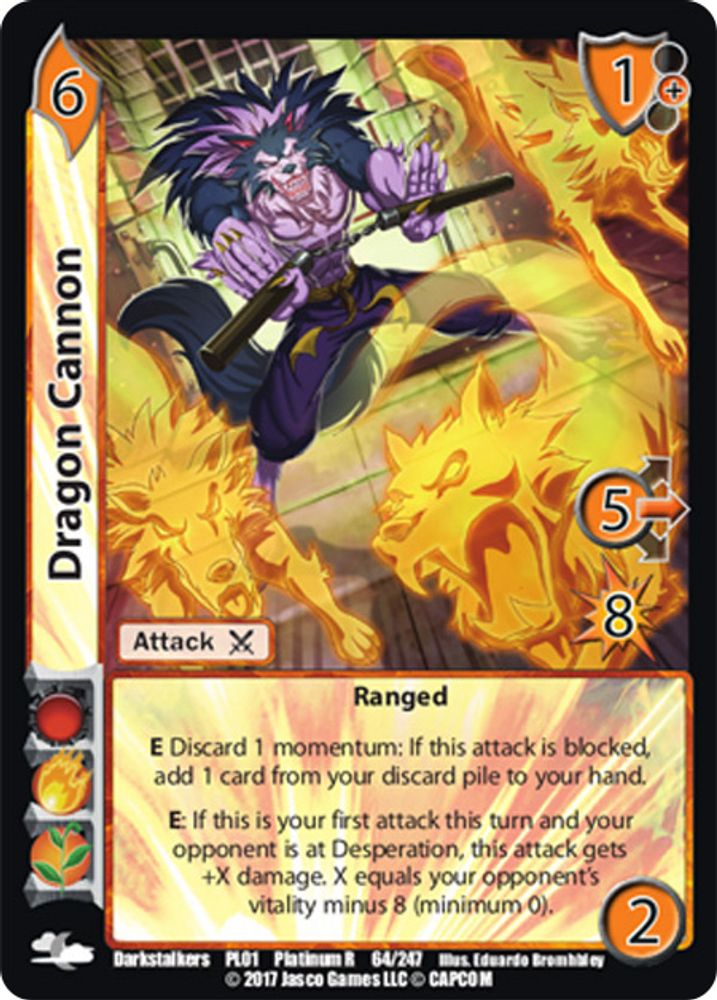 Dragon Cannon, Standard, front