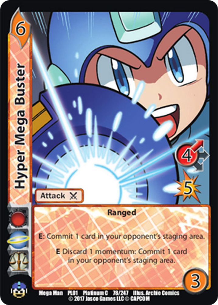 Hyper Mega Buster, Standard, front
