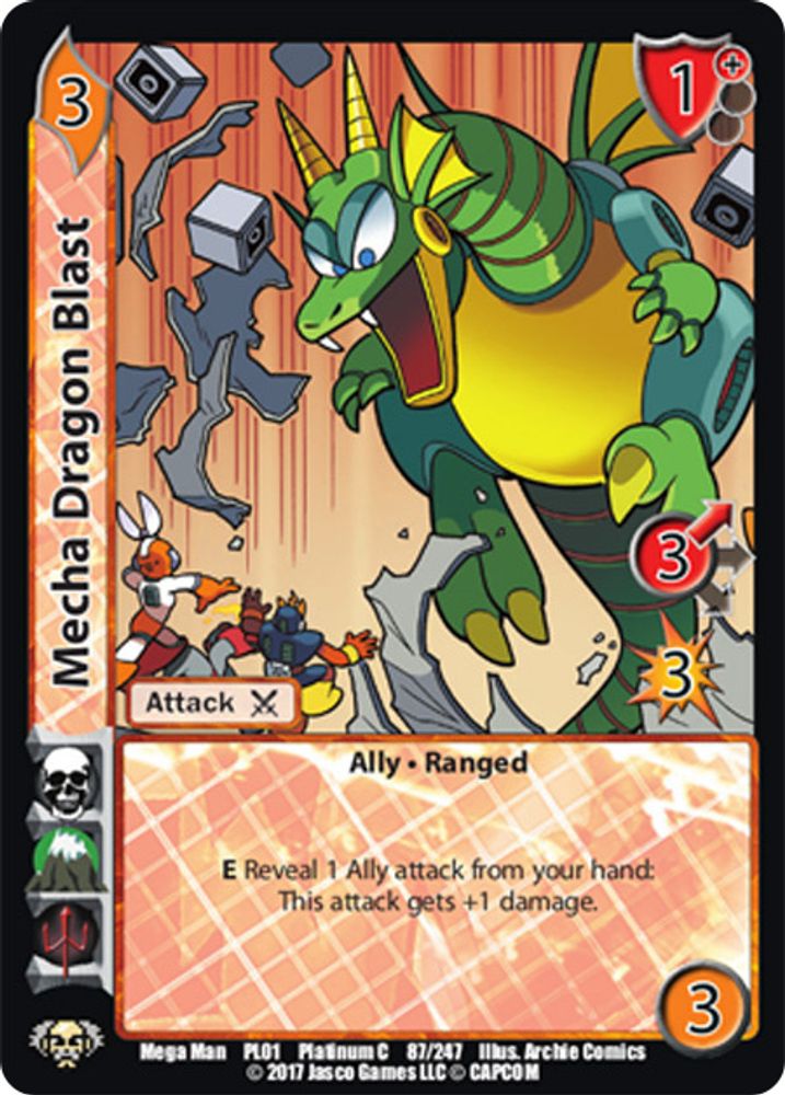 Mecha Dragon Blast, Standard, front