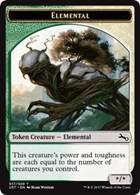 Elemental Token (017), Unstable