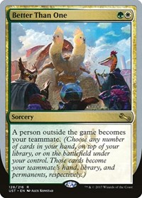 Better Than One, Unstable