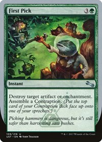 First Pick, Unstable