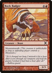 Rock Badger, 10th Edition