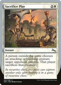 Sacrifice Play, Unstable