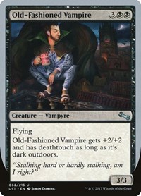 Old-Fashioned Vampire, Unstable