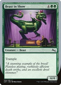 Beast in Show (A), Unstable