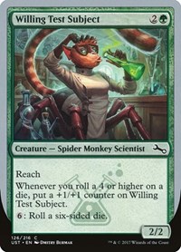 Willing Test Subject, Unstable