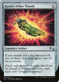 Krark's Other Thumb, Unstable