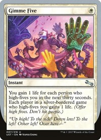 Gimme Five, Unstable