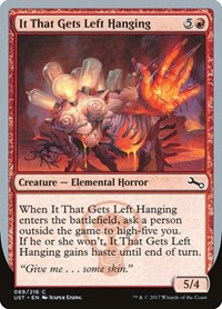 It That Gets Left Hanging, Unstable
