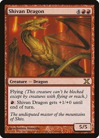 Shivan Dragon, 10th Edition