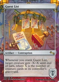 Guest List, Unstable
