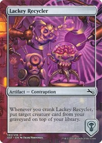 Lackey Recycler, Unstable