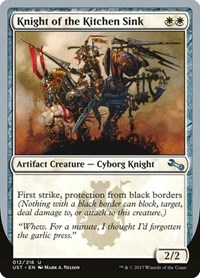 Knight of the Kitchen Sink (A), Unstable