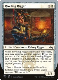 Riveting Rigger, Unstable