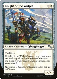 Knight of the Widget, Unstable