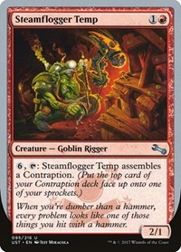 Steamflogger Temp, Unstable