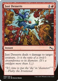 Just Desserts, Unstable