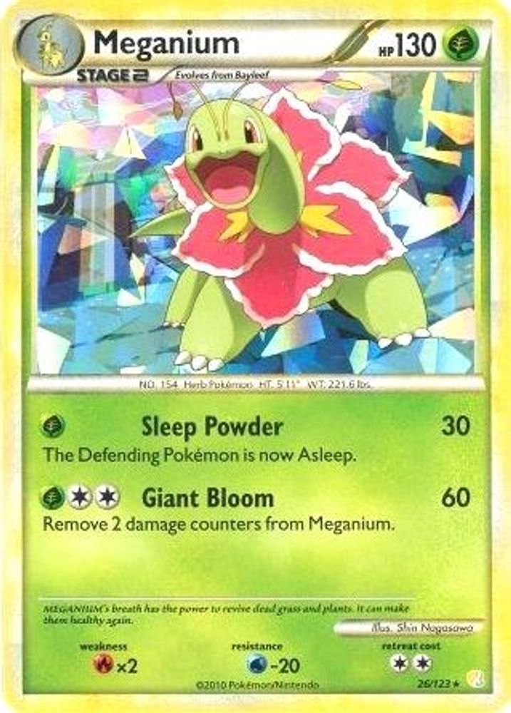 Meganium - 26/123 (Cracked Ice Holo)