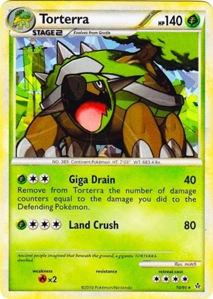 Torterra - 10/95 (Cracked Ice Holo)