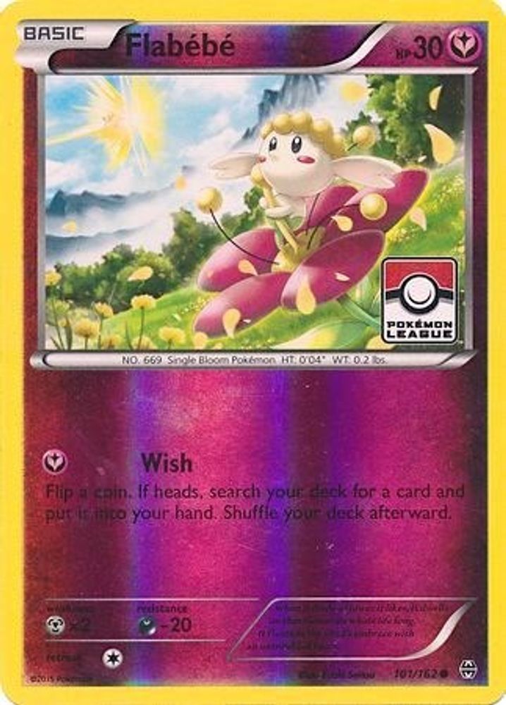 Flabebe - 101/162 (Pokemon League)
