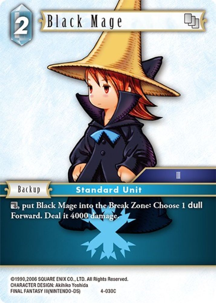 Black Mage (4-030C), Standard, front