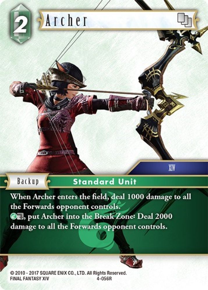 Archer, Standard, front